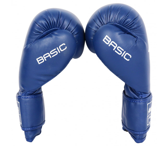 Перчатки боксерские BoyBo Basic 8oz, синий-фото 2 hover image
